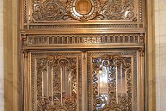 11-2 Ornate Door Behind The Entrance Lobby New York City Public Library Main Branch